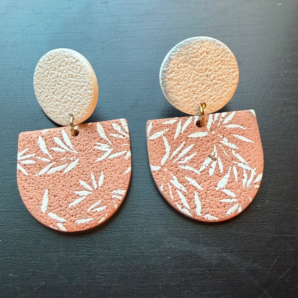 Polymer clay earrings